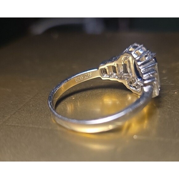 Vintage sterling silver ring sz 8.5 - Picture 3 of 4